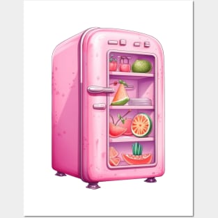 Pink Fridge Posters and Art